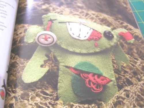 Zombie feltie doll patterns 18 creatures from the undead #1575