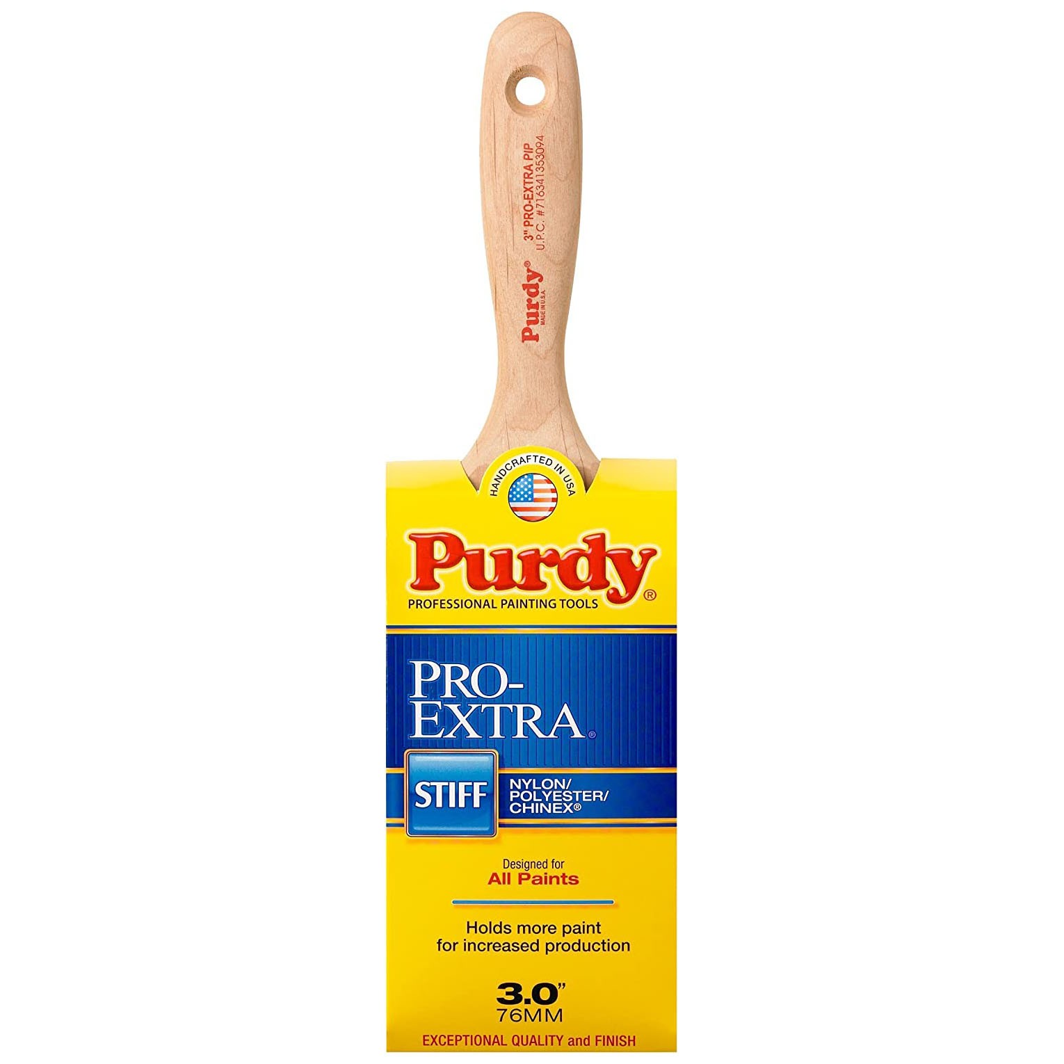 Genuine Purdy Pro-Extra Pip Flat 3" Paint Brush 144324730