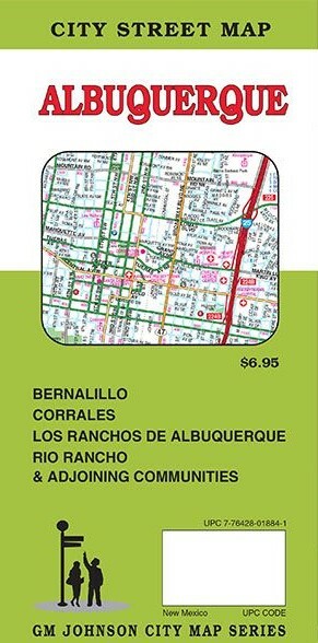 City Street Map of Albuquerque, New Mexico, by GMJ