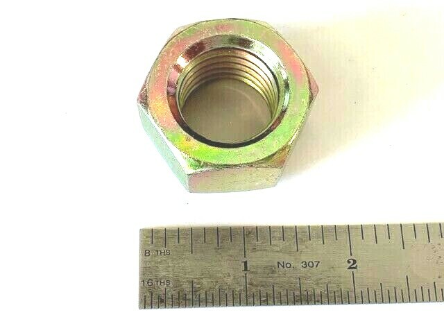 1" - 8 UNC GRADE 8 YELLOW ZINC PLATED HEX NUT (1 NUT)