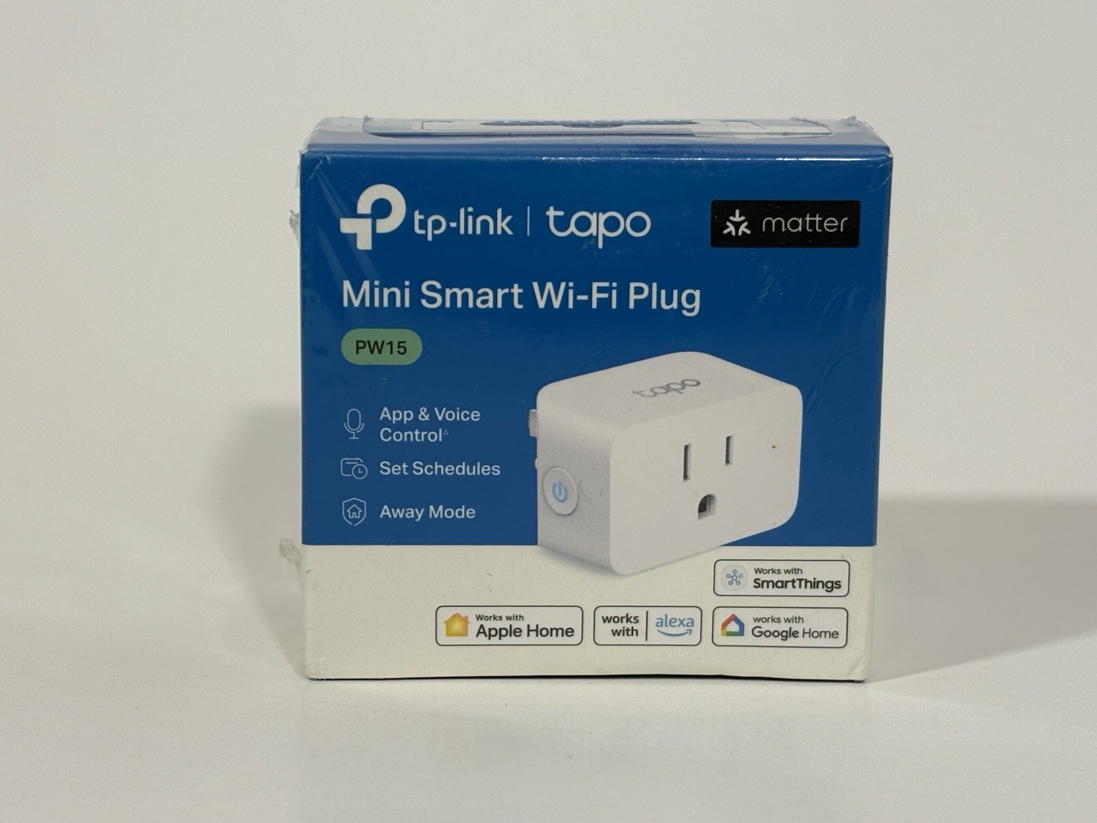 TP-Link Tapo PW15 Mini Smart Wi-Fi Plug Matter Apple Home Alexa Google New