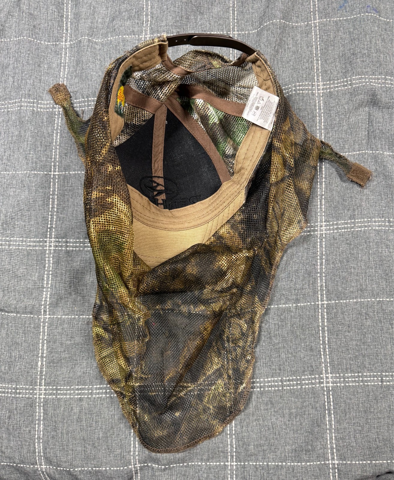 RedHead Camo Face Mask Snapback Cap