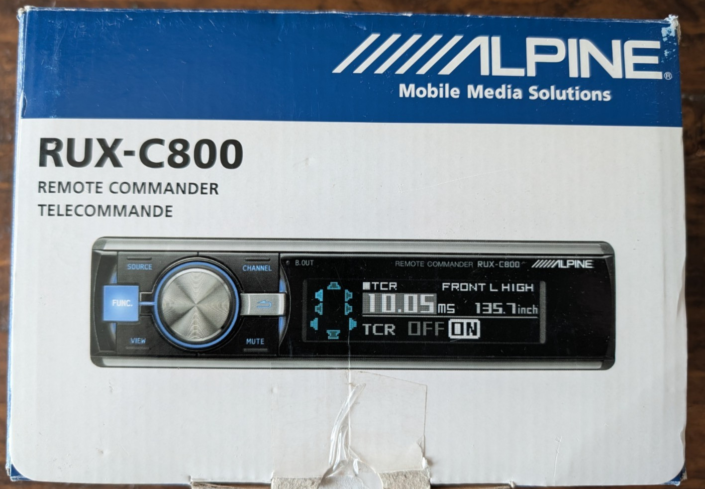Alpine RUX-C800 Wired Remote commander for PXA-H800 signal processor RARE