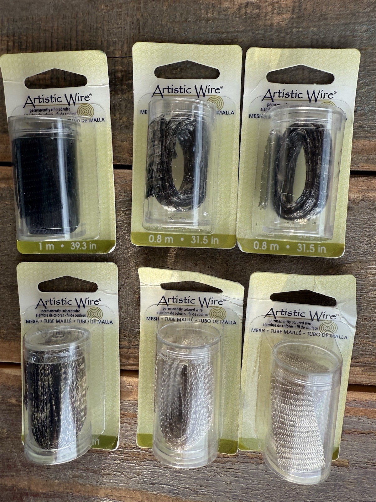 Artistic Wire Mesh 10mm Lot of 9 Various Colors