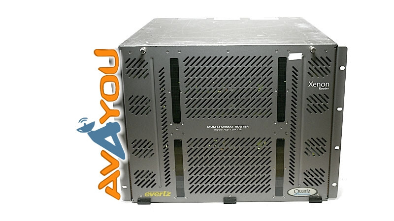 Evertz Xenon XE8-FR Video Router SD/HD/3G 64x64 Fiber XE-OP32-3G-F XE-IP32-3G-F1