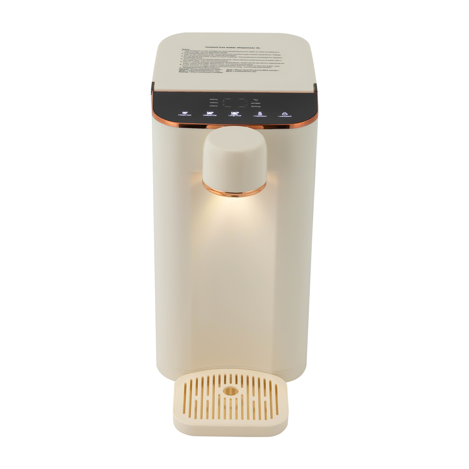 3L Desktop Instant Hot Water Dispenser Electric Countertop Drinking Machine