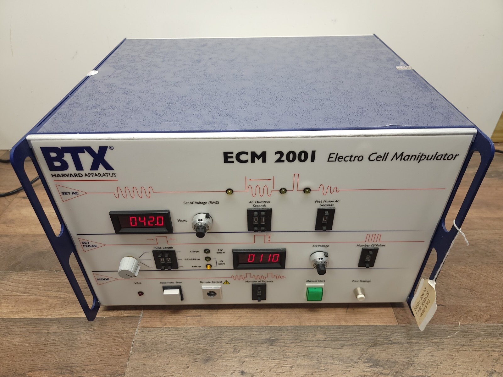 BTX ECM 2001 Electro cell manipulator