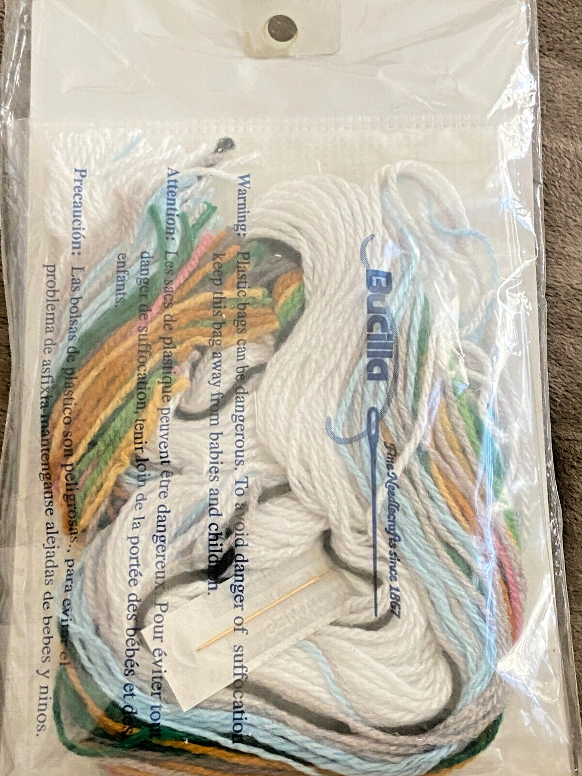 Bucilla Plastic Canvas Needlepoint Kit ~ Fun Frames ~ Love my Cat ~ Craft Kit