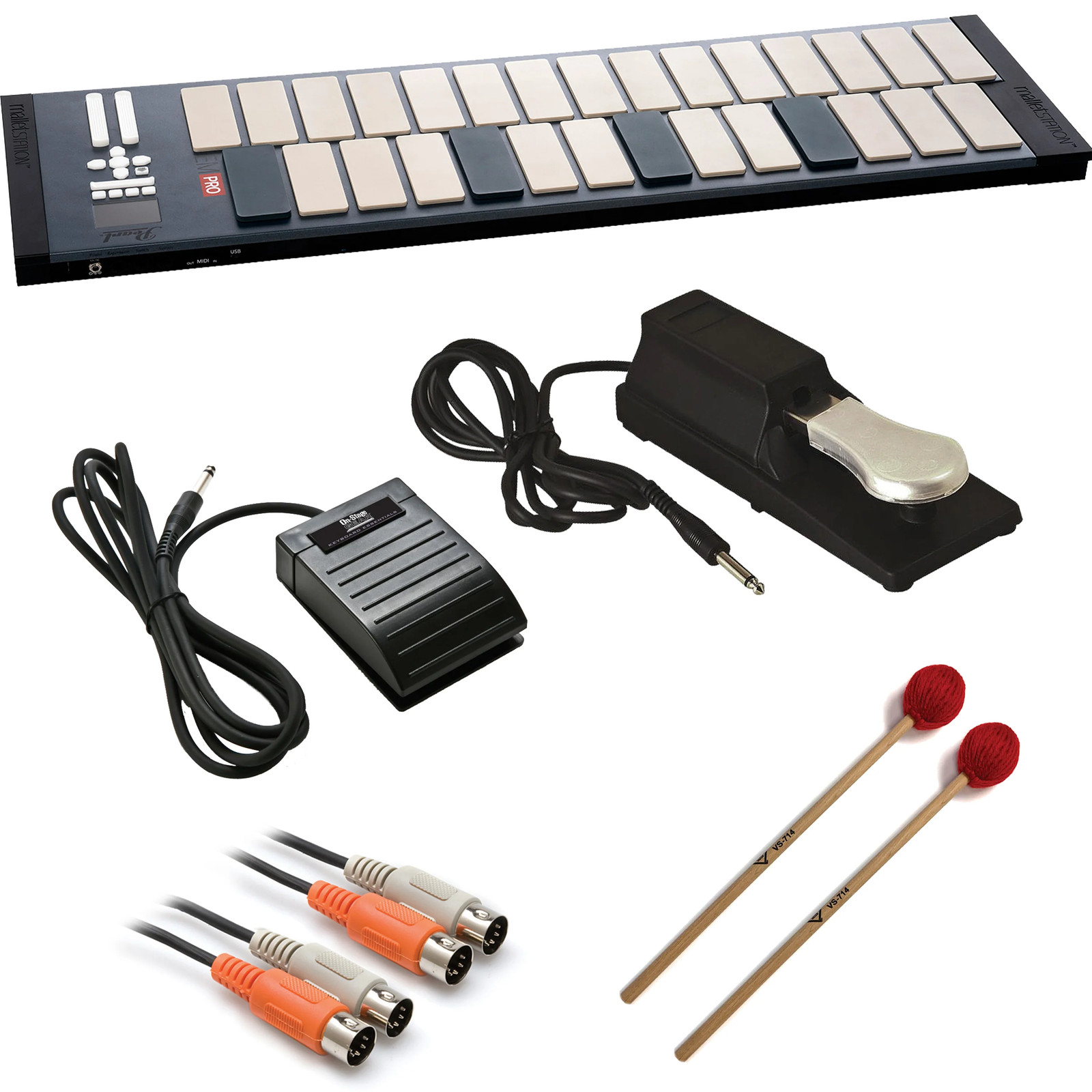 Pearl malletSTATION EM PRO Mallet Percussion Controller BONUS PAK
