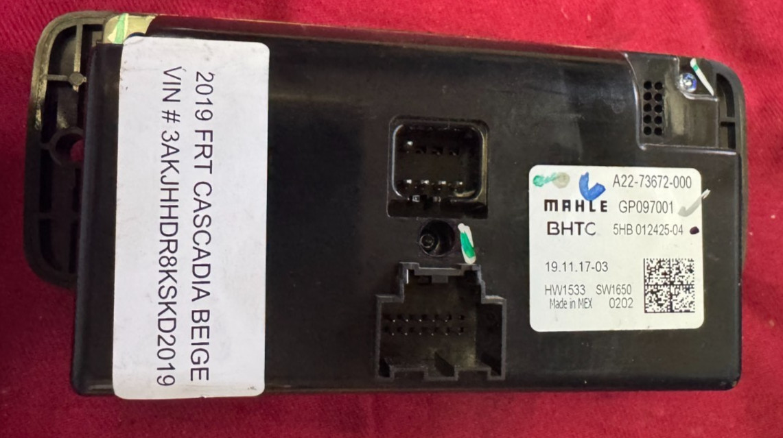 TEMPERATURE CONTROL SWITCH, FREIGHTLINER, MAHLE A22 73672 000 OEM ,KNOBS, BUTTON
