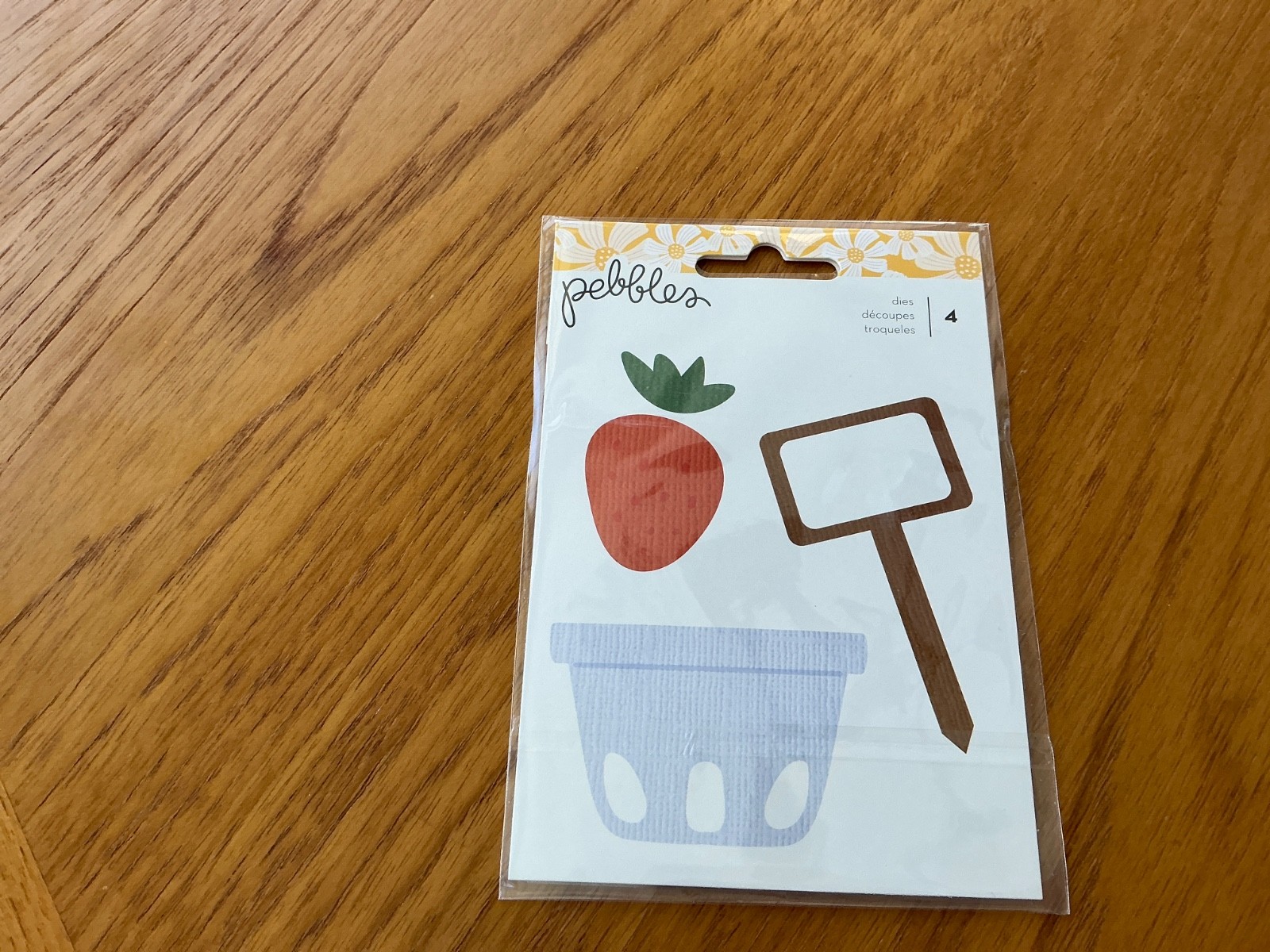 Pebbles Sunny Blooms Die Set, Berry Basket, Berry & Marker, #34030131