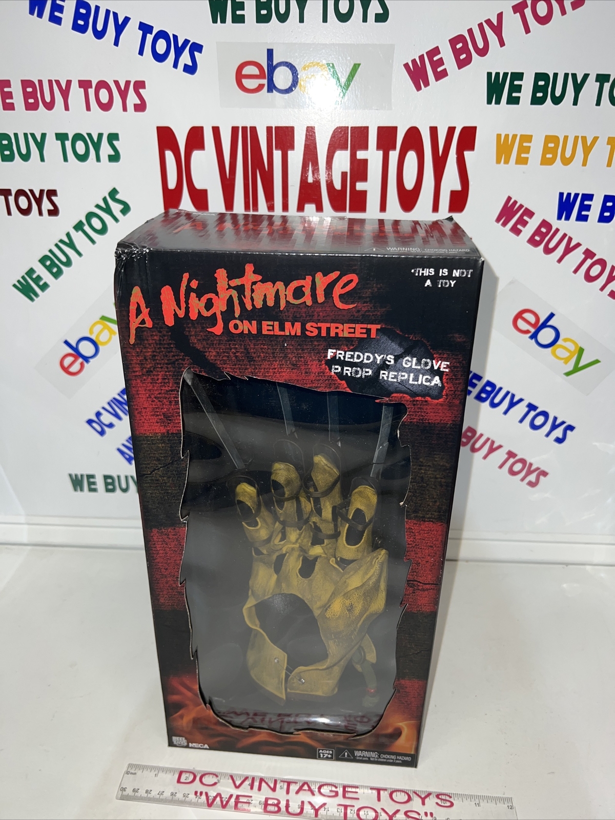 NECA Nightmare on Elm Street Freddy Krueger Replica Dream Warriors Glove NEW!!!
