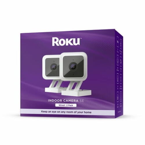 Roku Smart Home Indoor Camera SE (2-Pack) Wi-Fi®-Connected - Wired Security