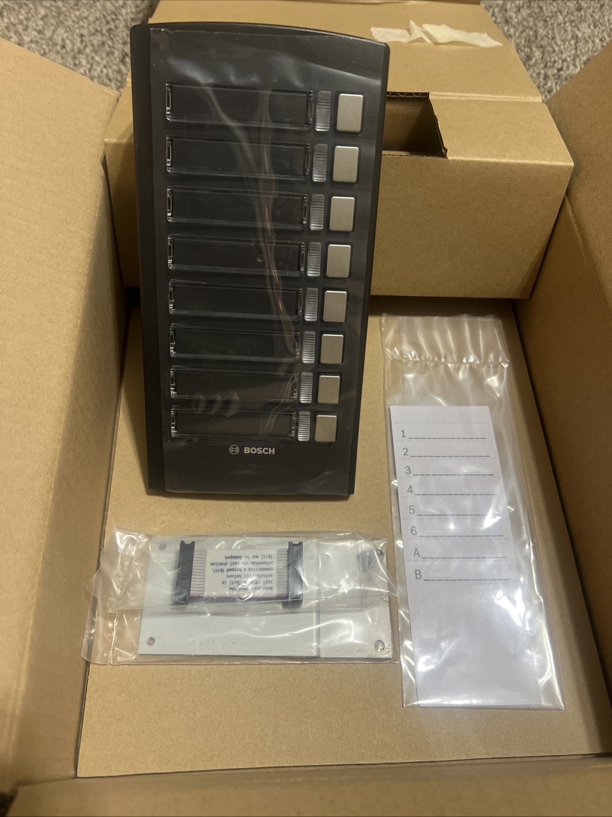 Bosch LBB4432/00 Call Station Keypad - Audio Communication Equipment