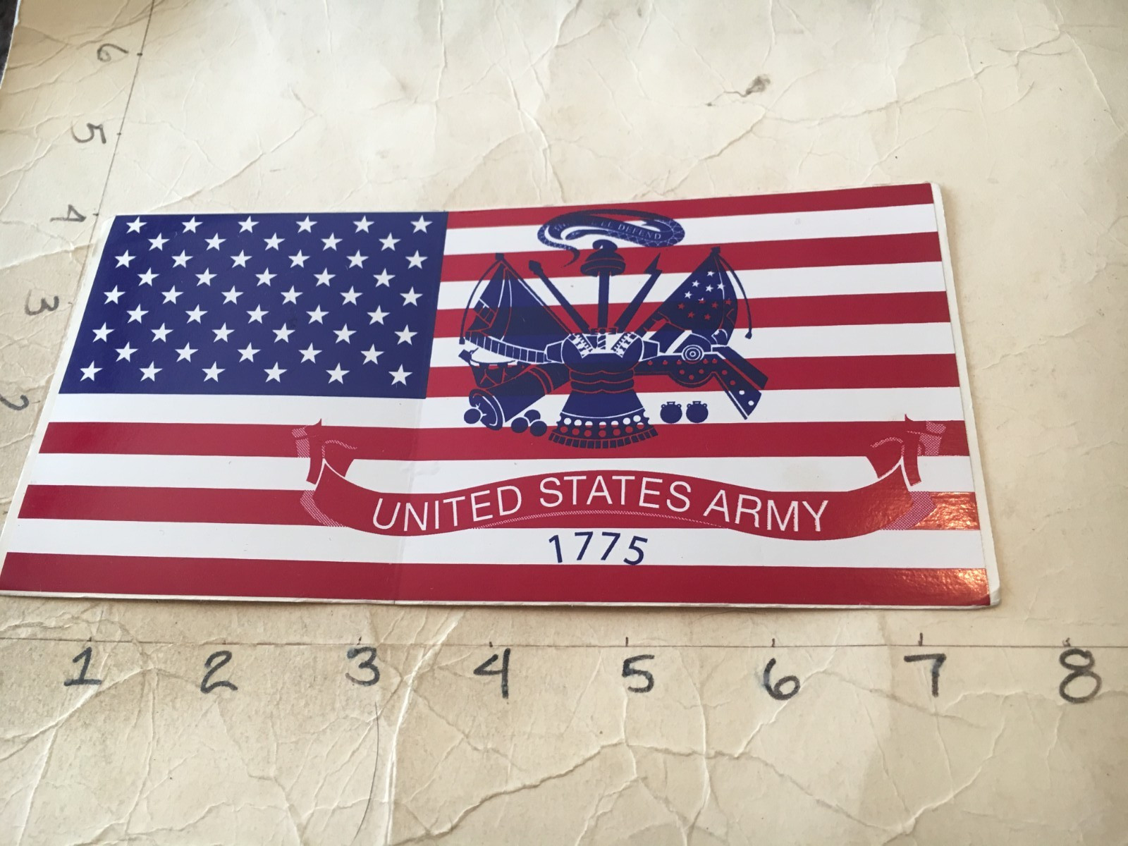 United States Army - Bumper Sticker/Decal with flag variant
