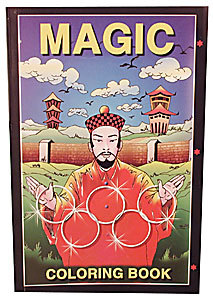 MAGIC COLORING BOOK  5.5" X 8.5" BY UDAY CLOSE UP TRICK PROP APPEAR VANISH KIDS
