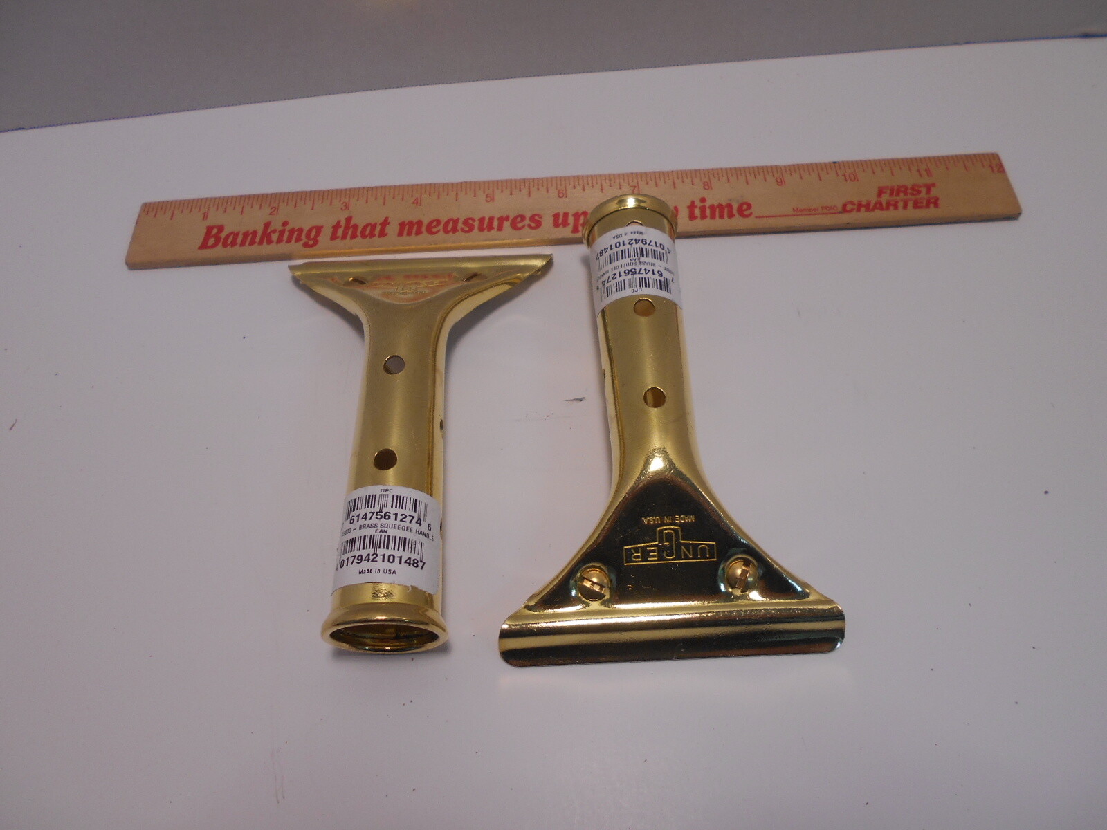 Unger Brass Squeegee handle GS 000 ( 1 Pc. ) SHIPS FREE LOWER 48 only