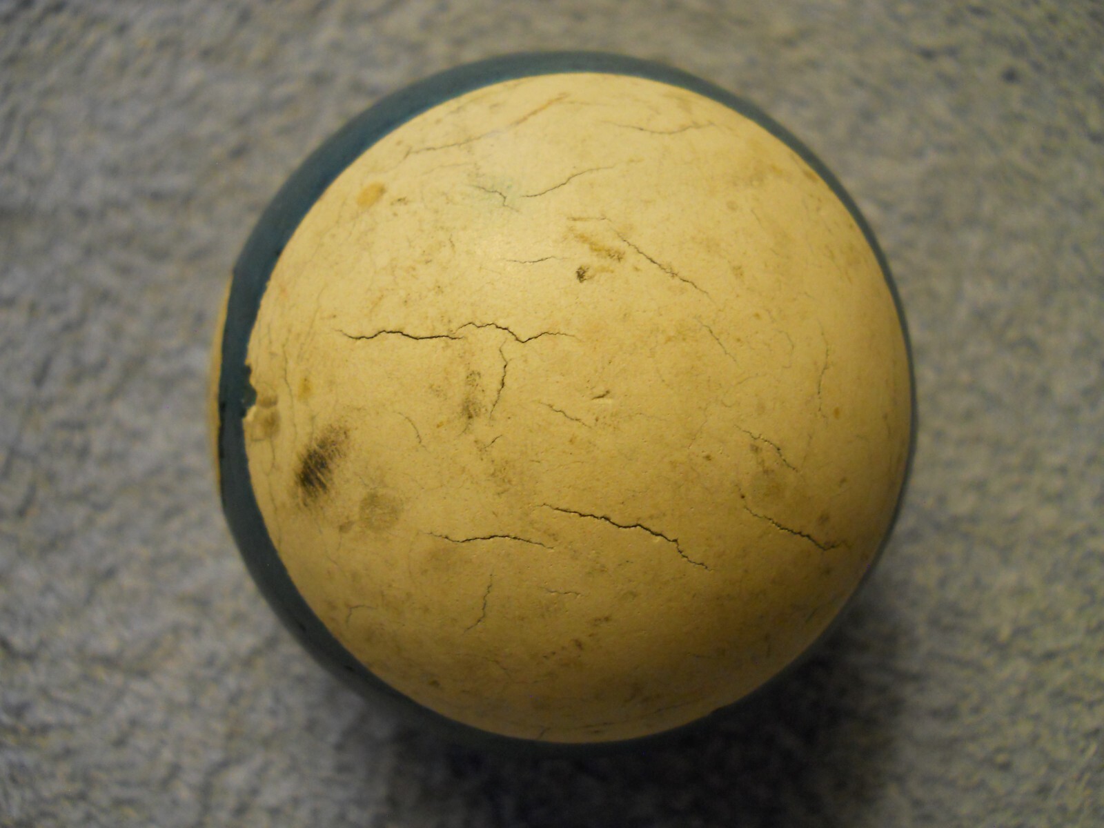 Vintage Clay Billiard Ball- #14