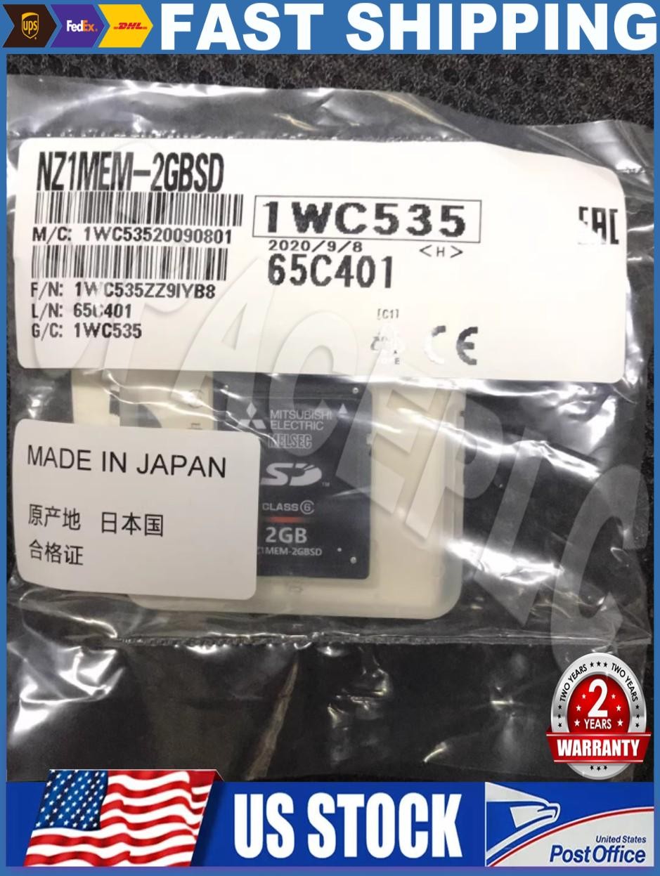 1PC New Mitsubishi NZ1MEM-2GBSD NZ1MEM2GBSD 2GB Memory Card Free Ship