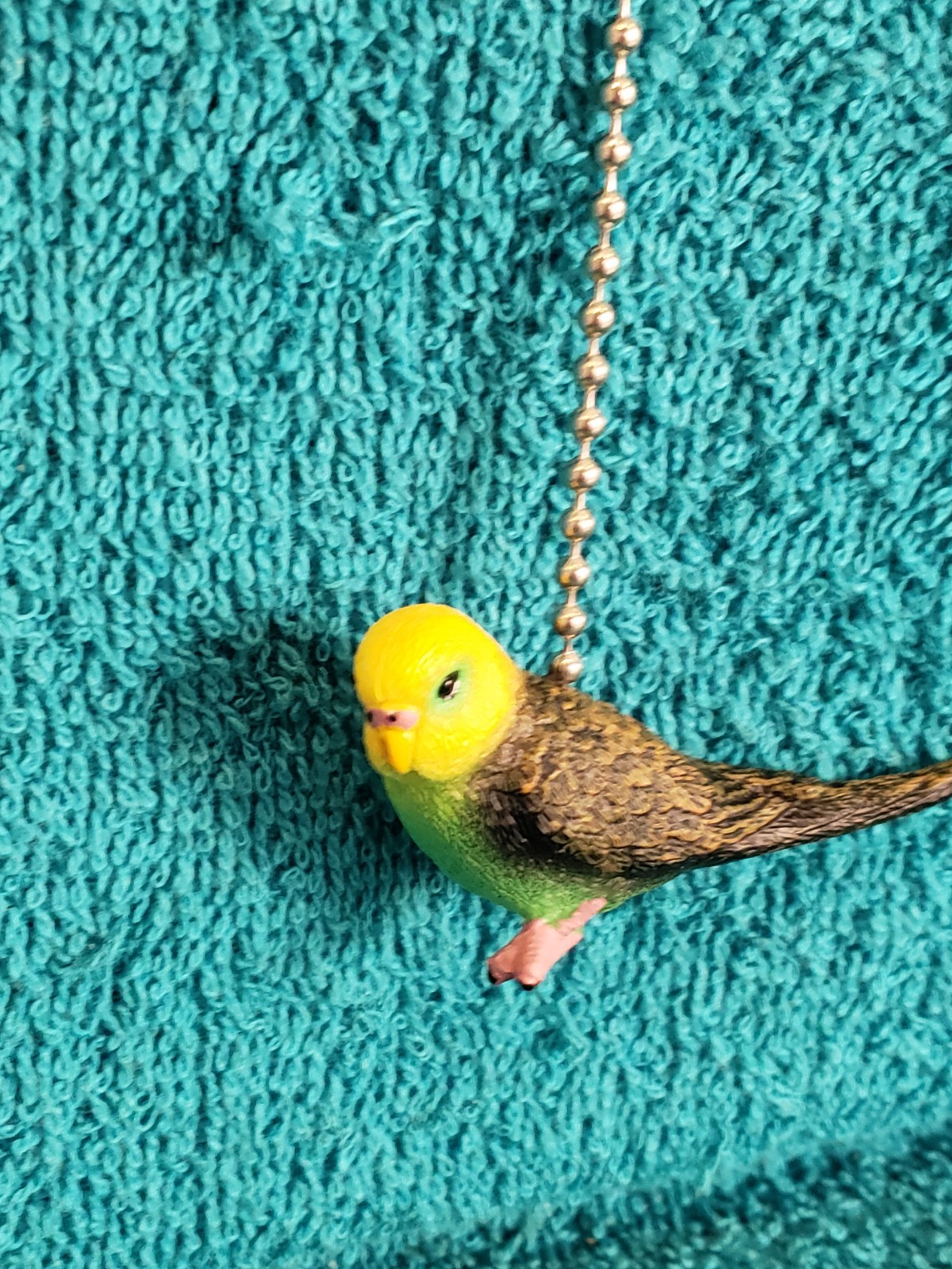 Parakeet Handmade Light Pull or Fan Pull - Parakeet Decor