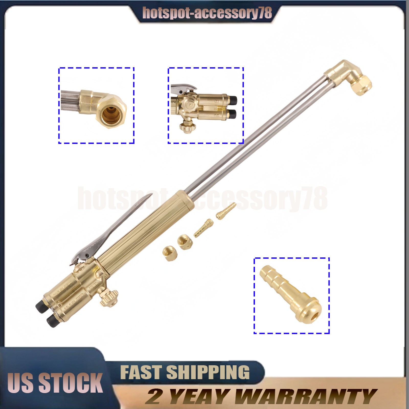 0381-1480 For Victor ST2600FC Straight NEW Cutting Torch 21" 90° Heavy Duty