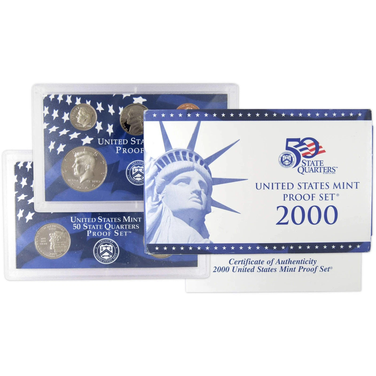 2000(S) Clad Proof Set U.S. Mint Original Government Packaging W/ COA