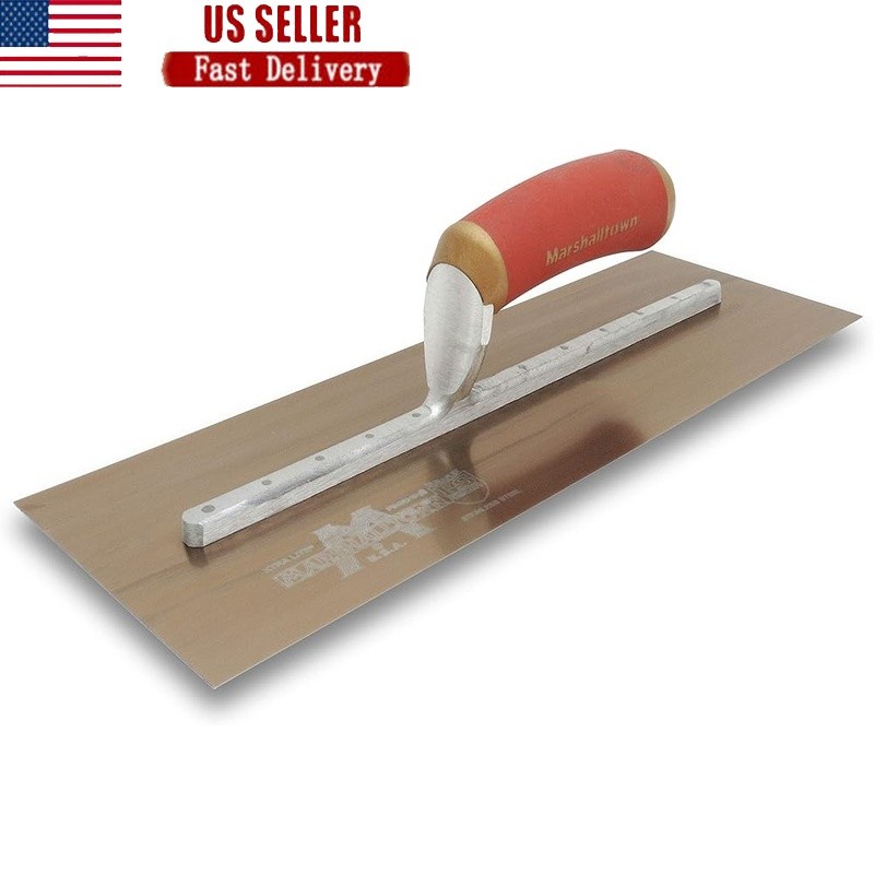 Flexible Finishing Trowel Stainless Steel Plaster Tool Soft Grip DuraSoft Handle