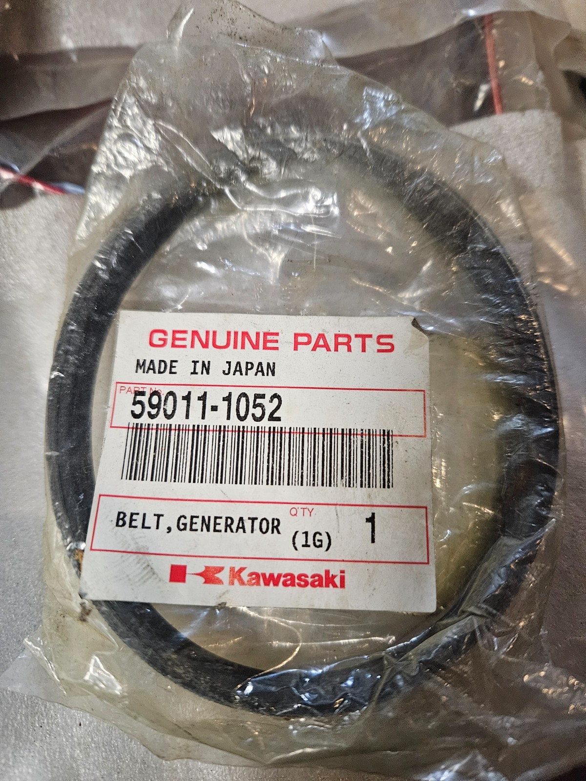 Kawasaki NEW OEM 87-90 Ninja 750R Generator Belt 59011-1052