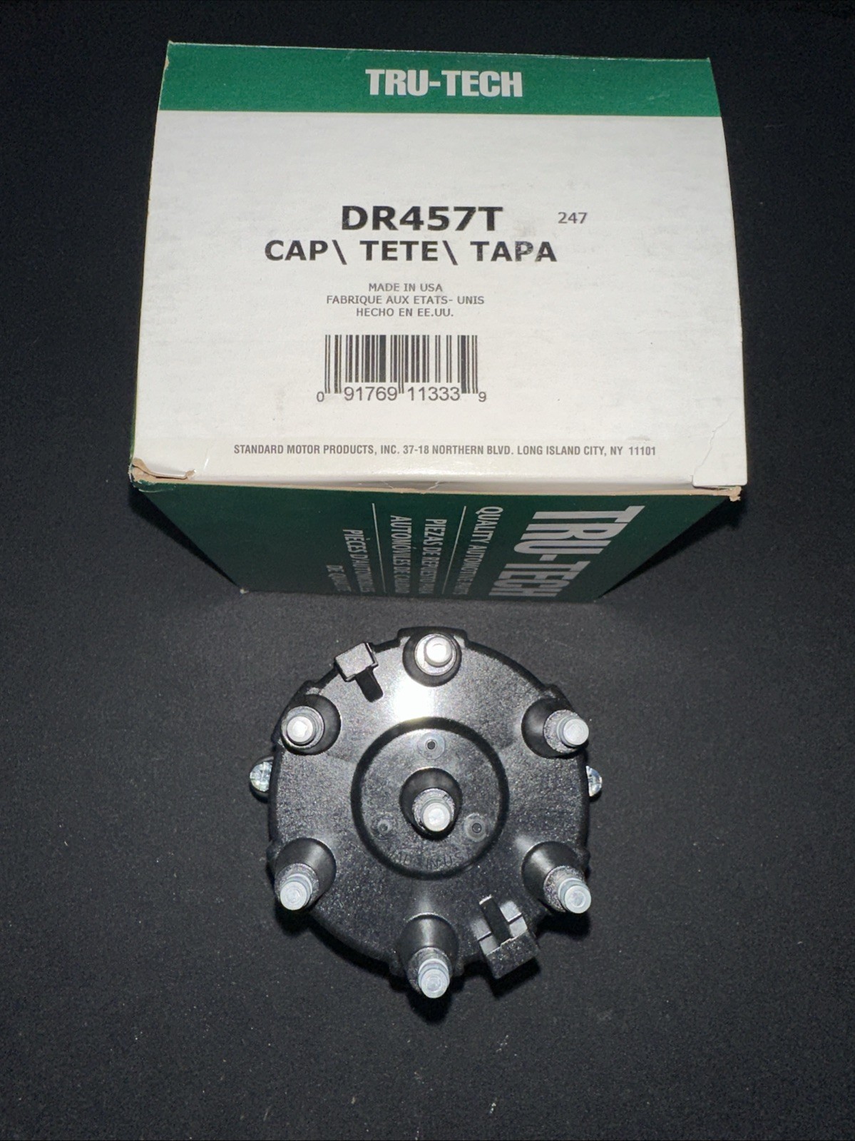 🇺🇸STANDARD/TRU-TECH DR457T Distributor Cap FREE SHIPPING!!!🇺🇸