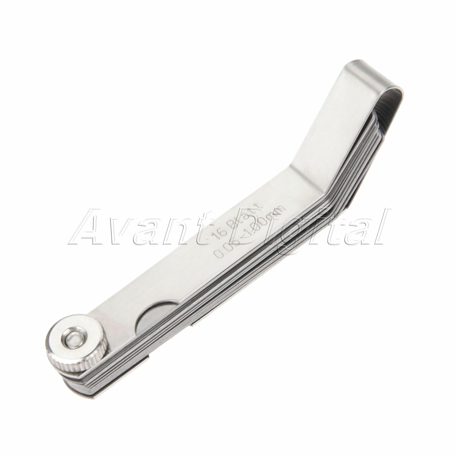105mm Long 16 Blade Metric 0.05mm-1mm Feeler Gauge Feeler Gauge for Metric Set