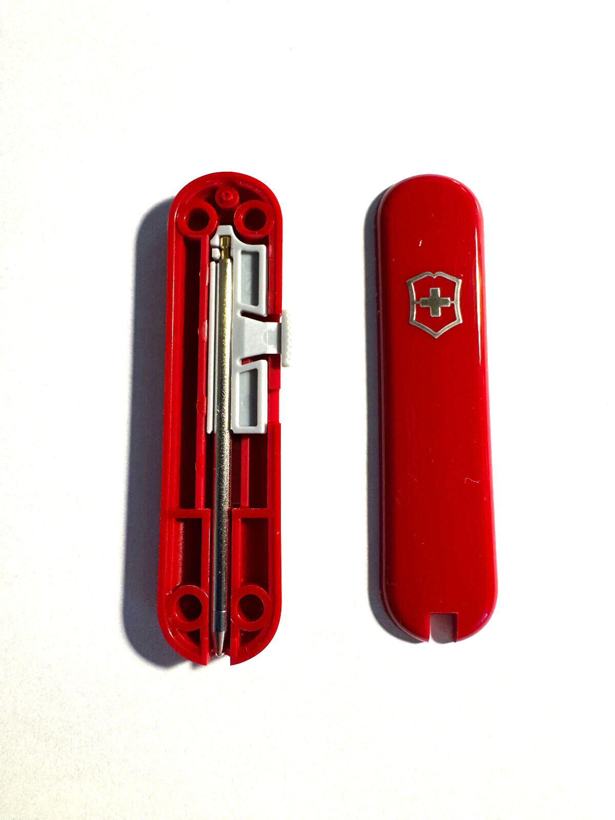 New Victorinox 58mm Original RED HANDLES & PEN Makes Signature / Manager