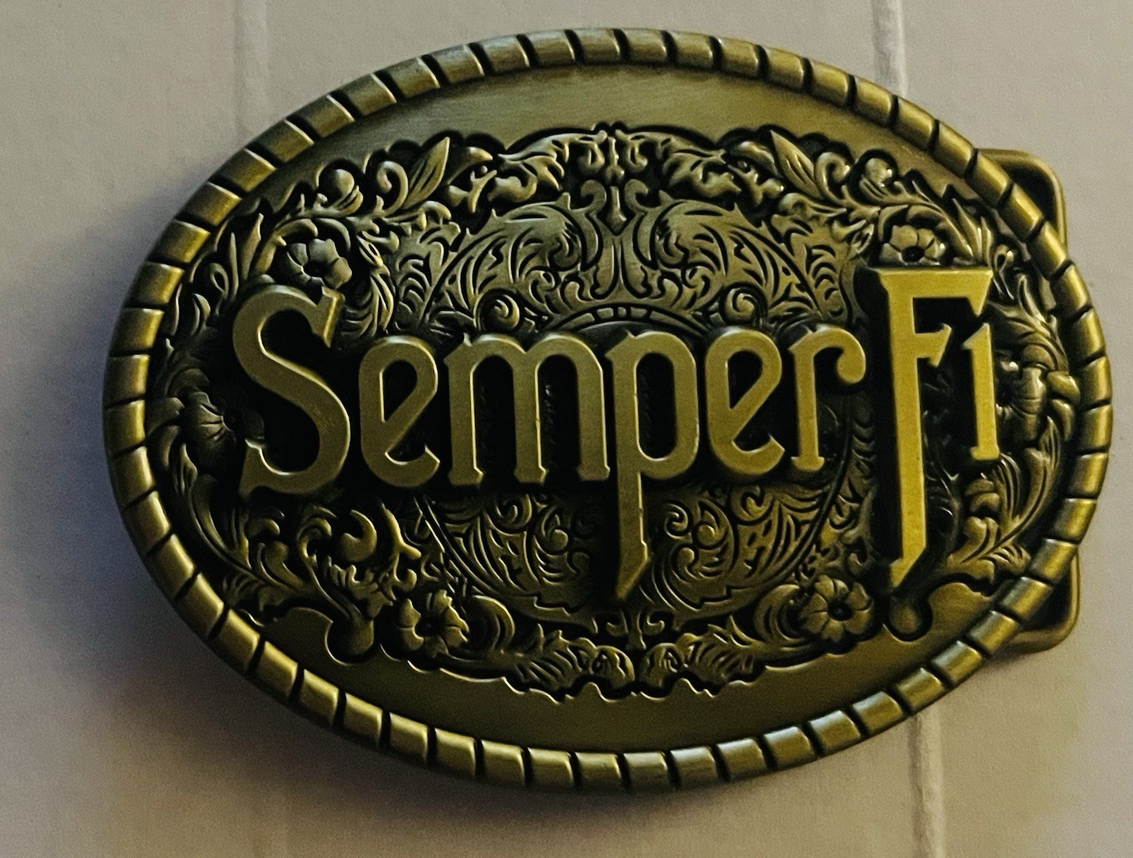 U.S. Marines Semper Fi Belt Buckle
