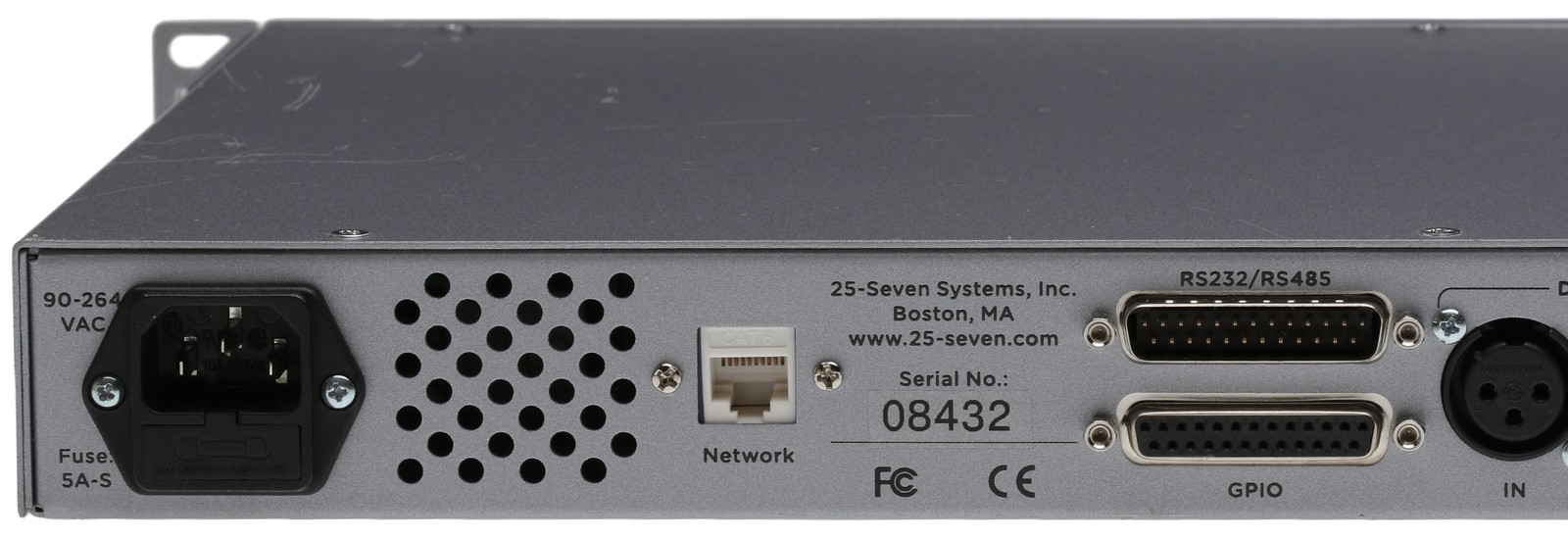 25 Seven AES Digital Audio Broadcast Profanity Program Delay Manager DUMP Button