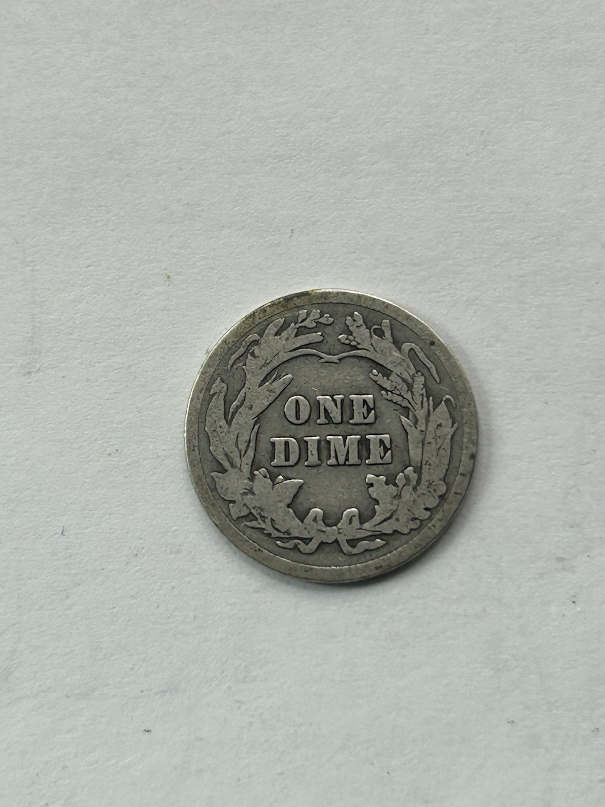 1915 Barber Dime G+