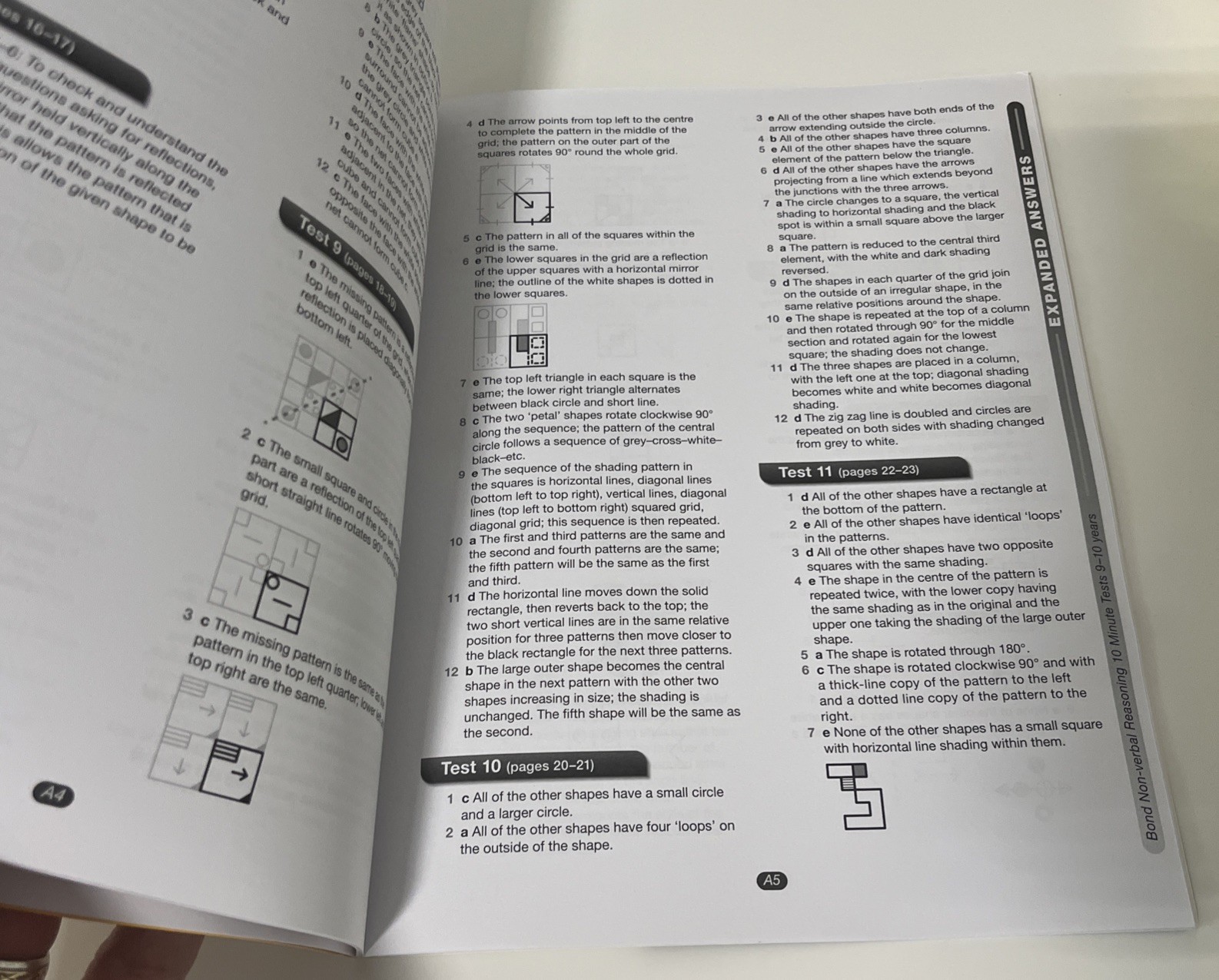 Bond 11+ Non Verbal Reasoning, 10 Minutes Tests, Age 9-10