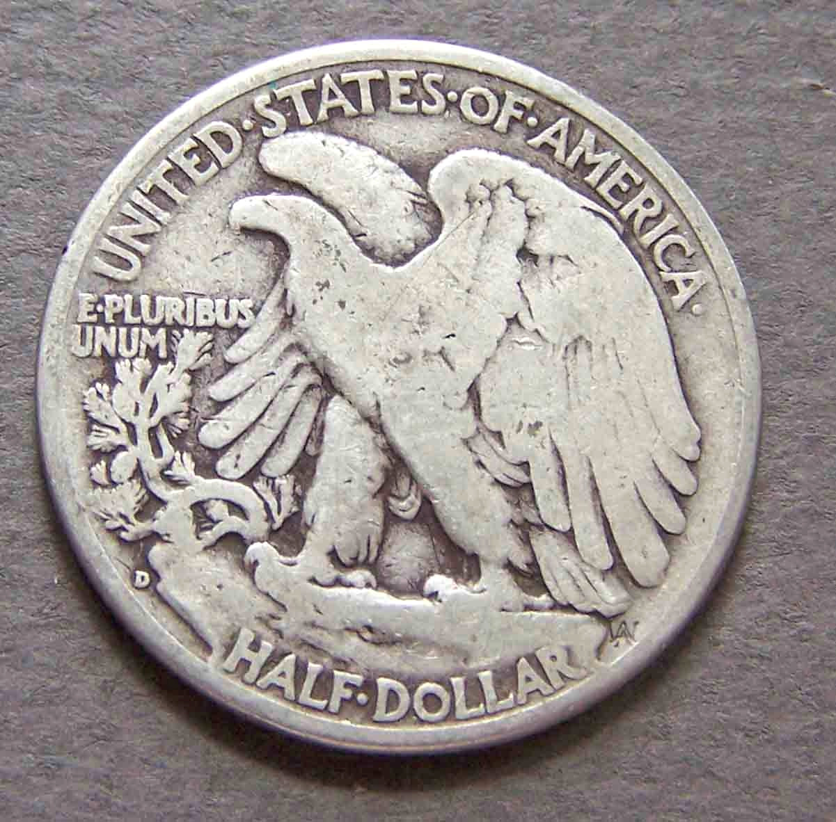 1943-D Walking liberty Half Dollar #05