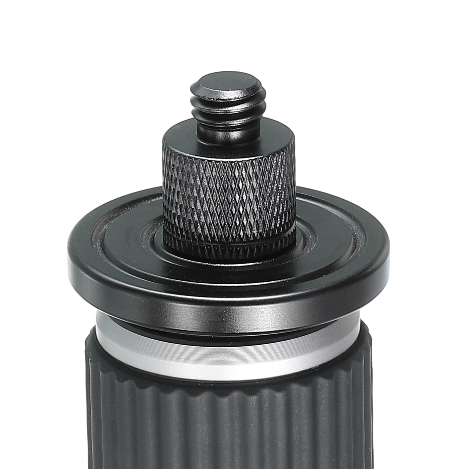 Mic Stand Adapter M10 Male to x 1/4 Male Tripod Screw Double Sides Black,2 Pack