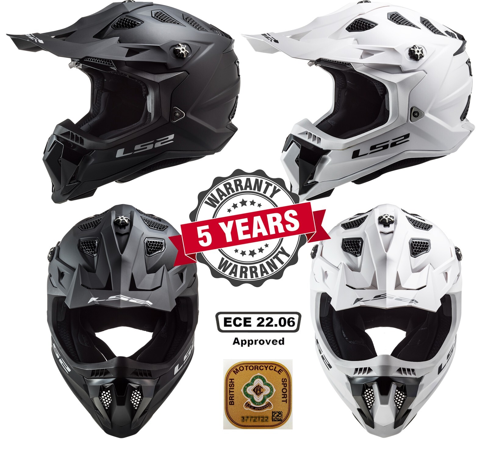 LS2 MX700 SUBVERTER Ece22.06 ACU Gold OFF ROAD MOTOCROSS MOTORBIKE HELMET
