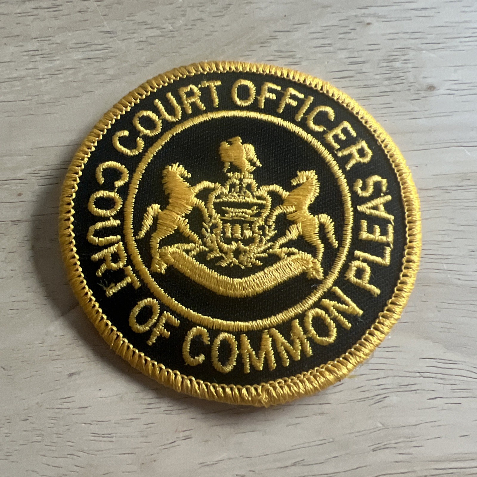 Court of Common Pleas court officer 3 inch patch