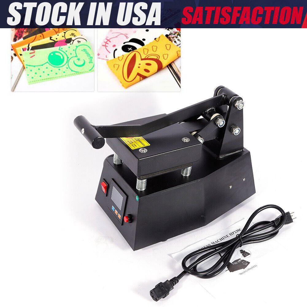 110V Digital Heat Press Machine DIY Press Single Heater small size material 600W