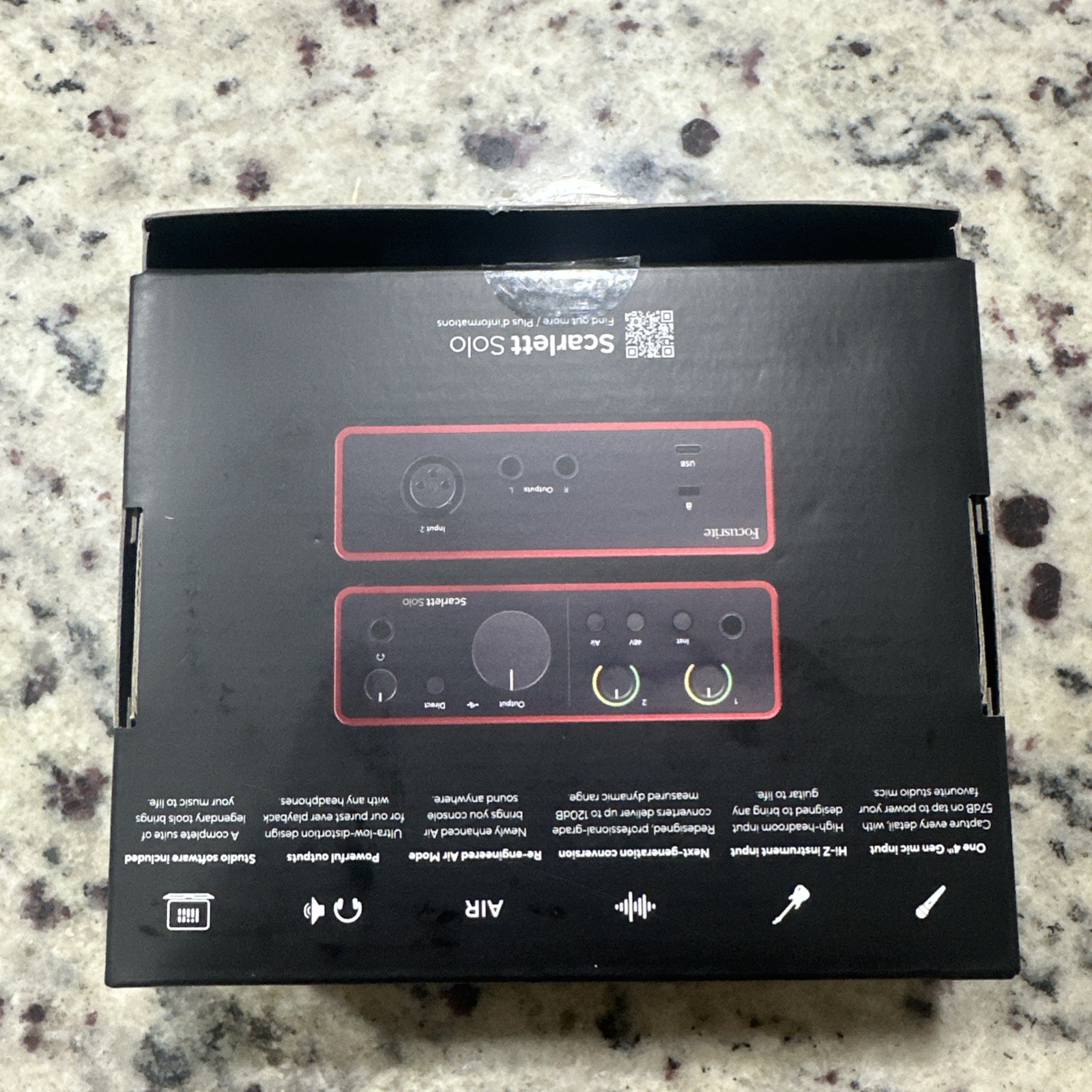 Focusrite Scarlett Solo 4th Gen USB Audio Interface - Red BNIB