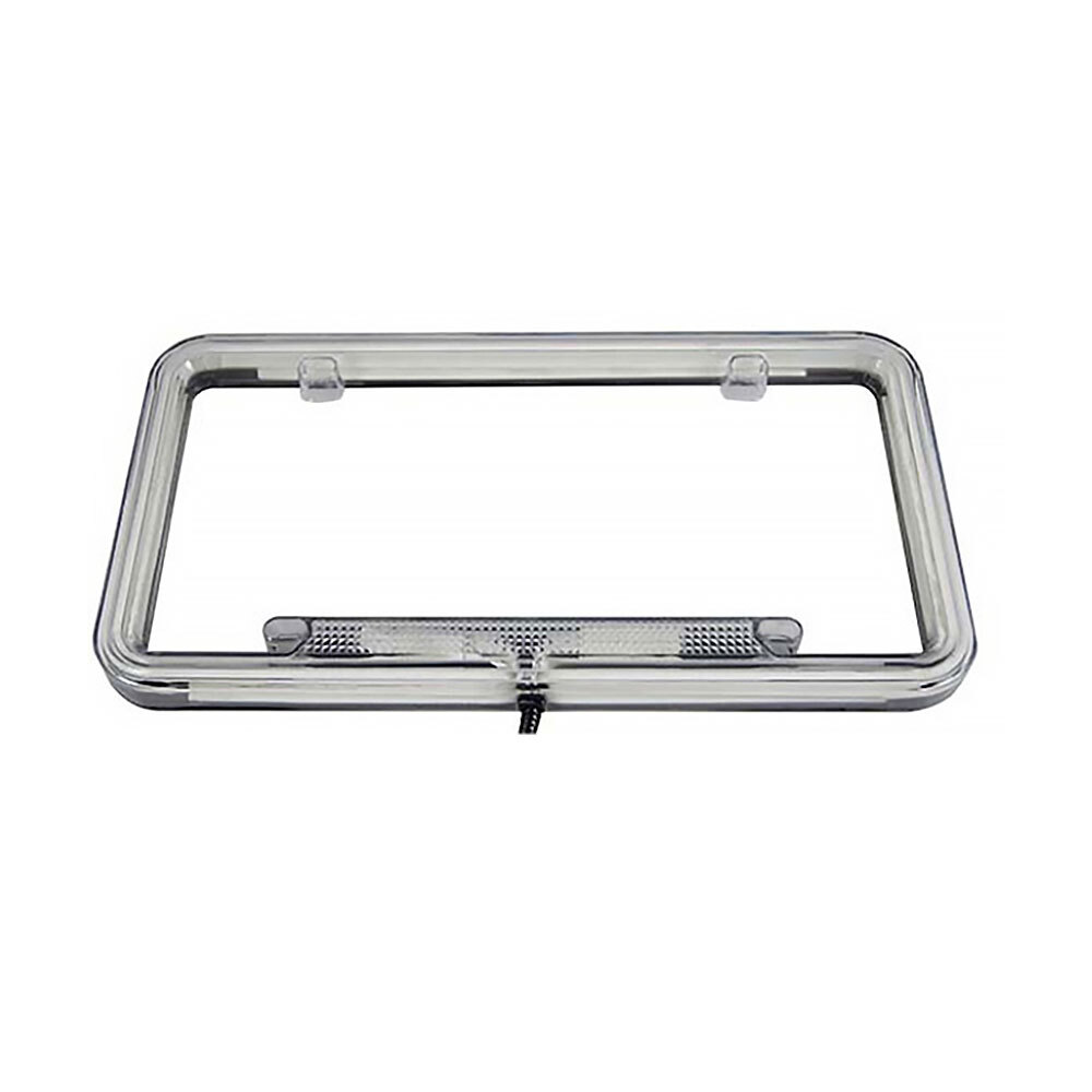 Neon License Frame 12V LED Light Front Rear License Frame Holder Universal Car