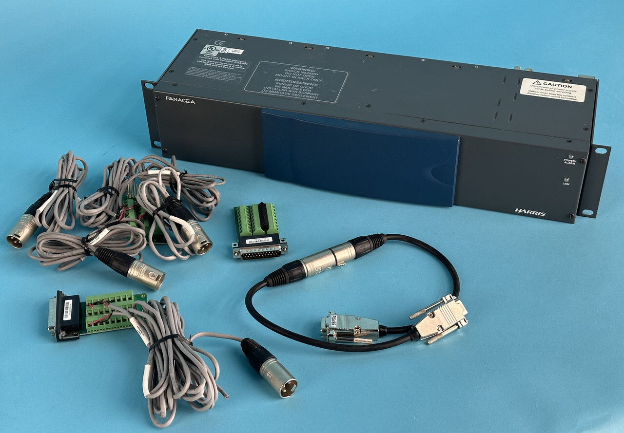 HARRIS P-16X16HS R VIDEO ROUTER: with phoenix / xlr connections |010-6881446