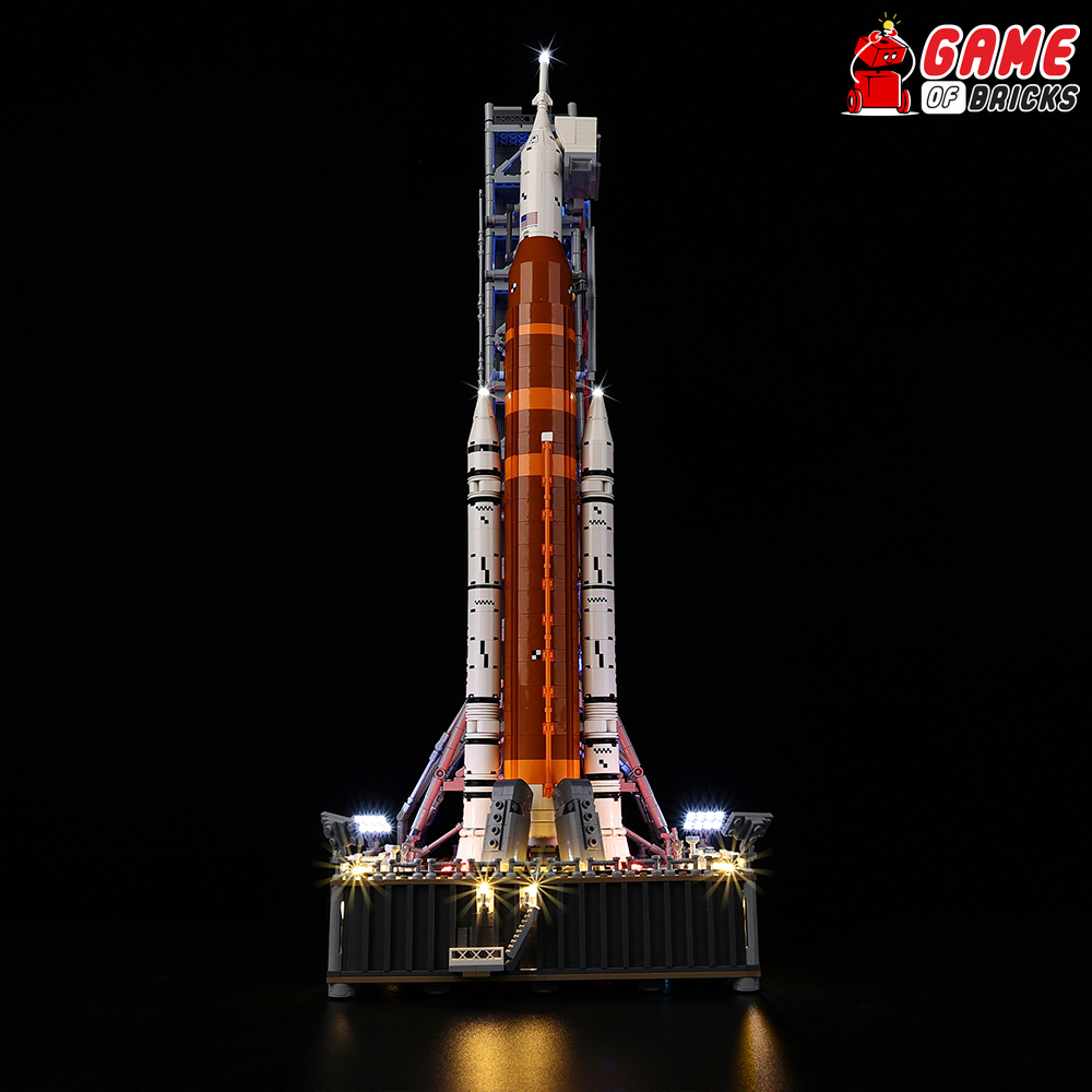 LED Light Kit for LEGO® NASA Artemis Space Launch System 10341 (Remote + Sound)
