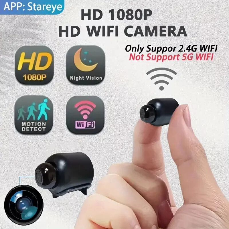 1080P HD Mini Camera Motion Detection Camcorder Night Vision Home Security Cam