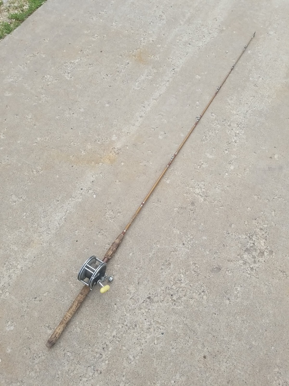 Vintage Penn No. 49 Fishing Reel Mariner Deep Sea Saltwater St Croix 6'6" 1069RG
