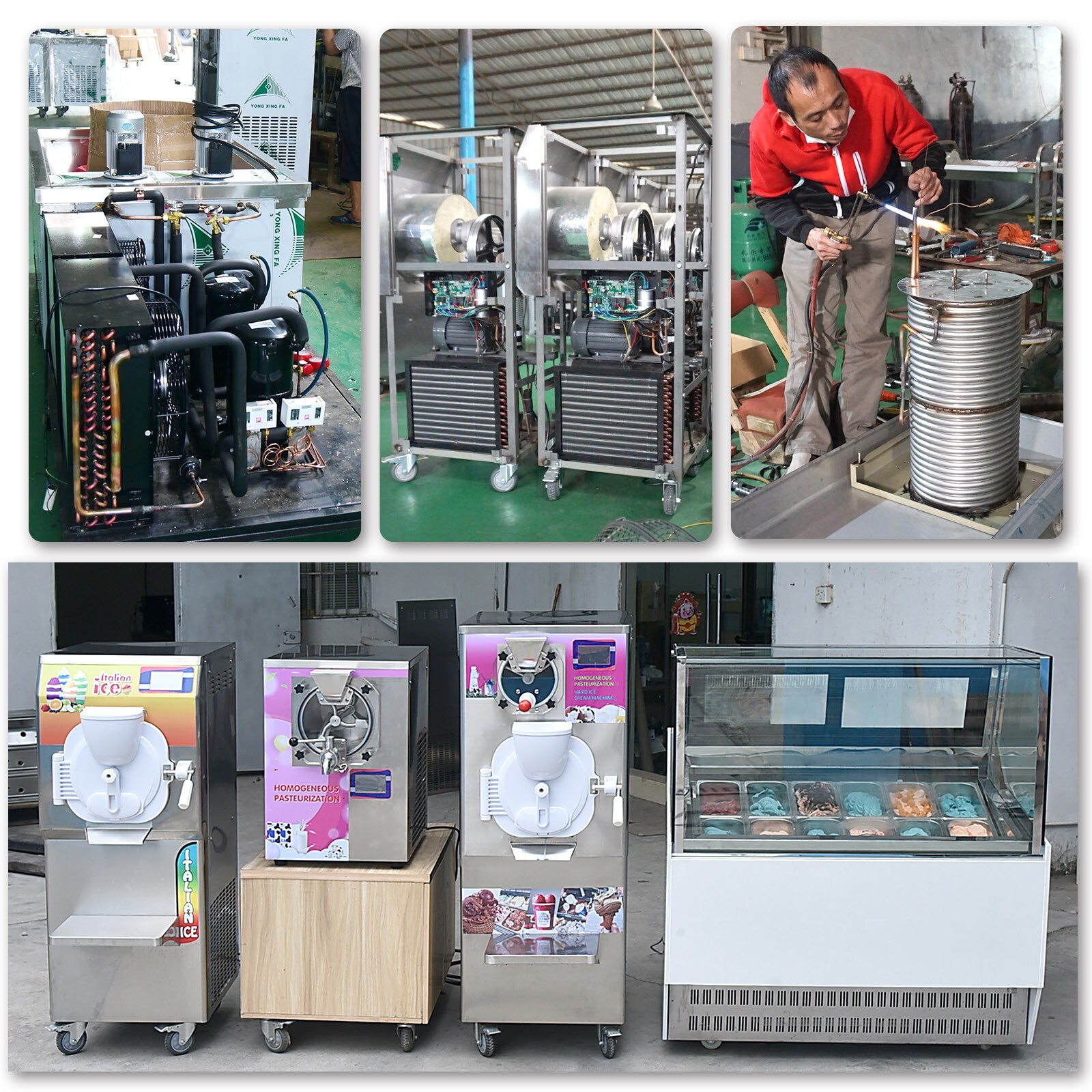 Kolice Commercial Gelato Hard Ice Cream Machine with Sterilization Function