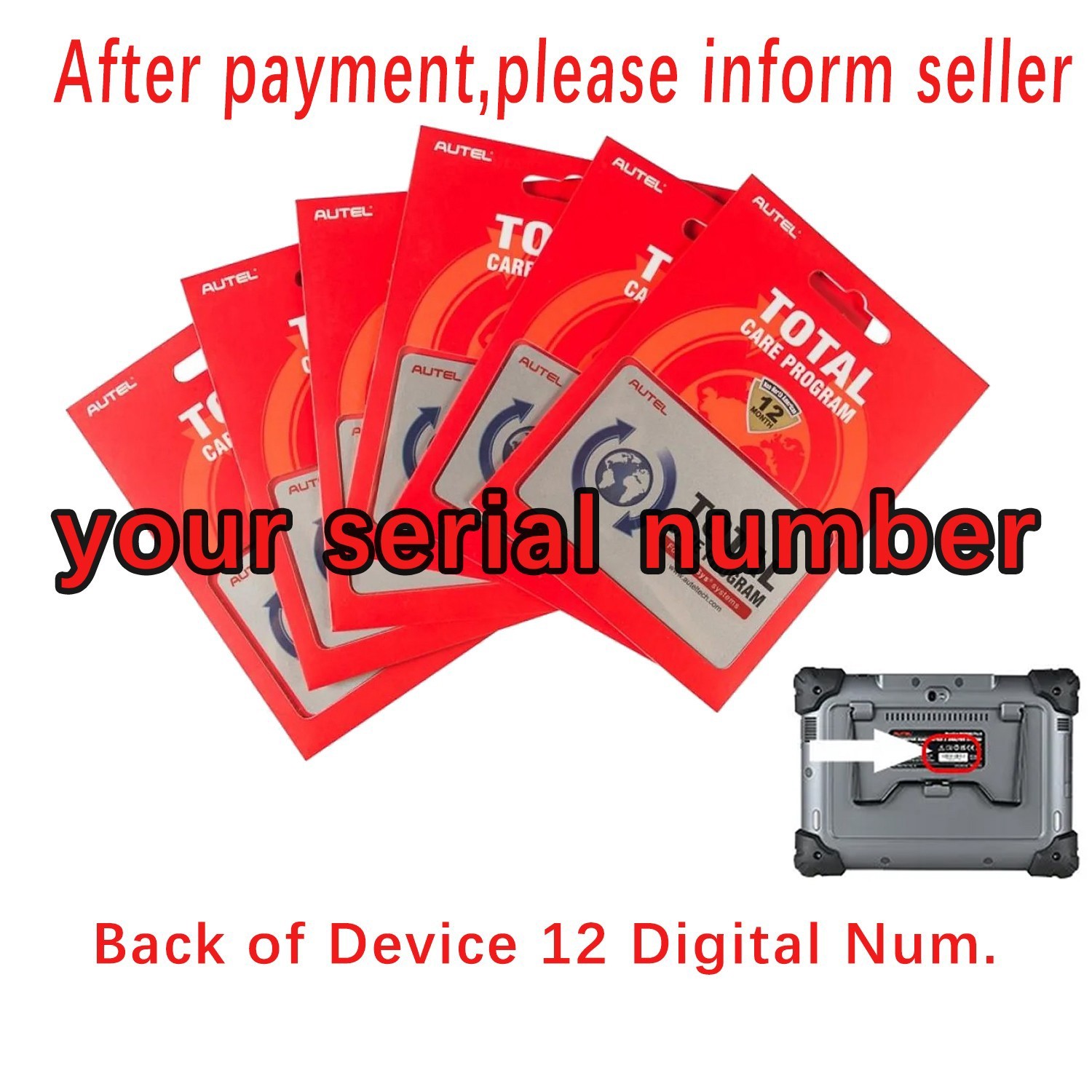 Autel MaxiSys Elite ii pro One Year Update Service (Total Care Program ) US NEW