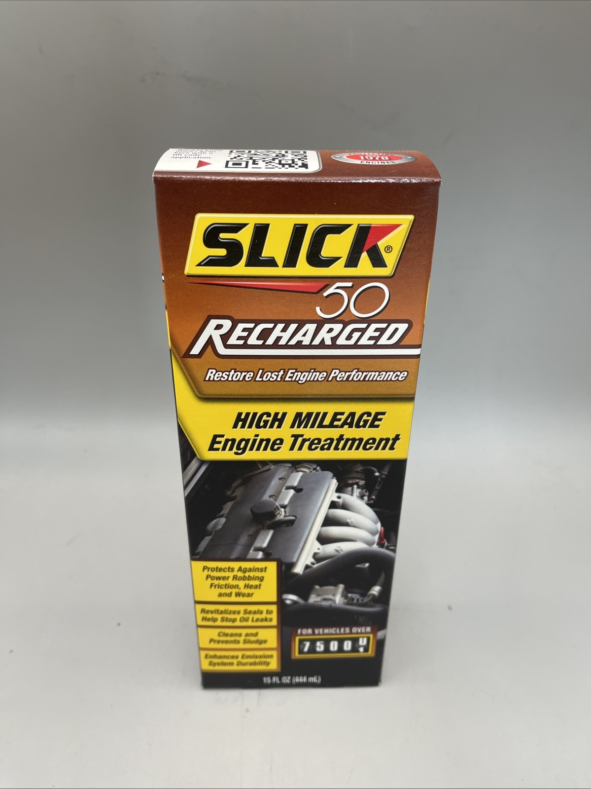 Slick 50 ReCharged High Mileage Engine Treatment and restores engine performance