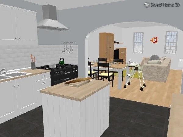 Sweet Home 3D - Graphic Interior Design CAD Architect Software for Windows on CD